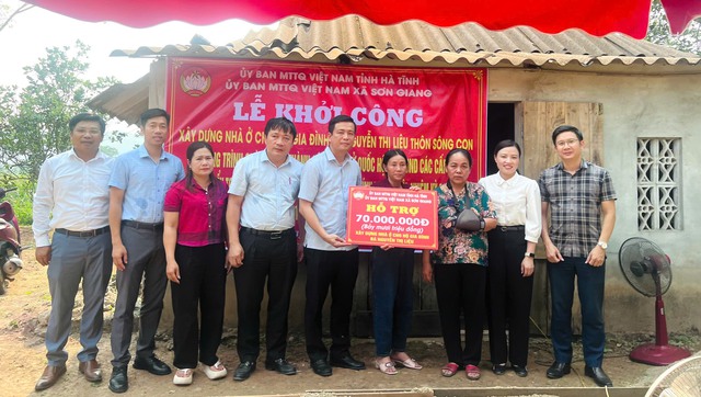 H&agrave; Tĩnh: Chung tay x&oacute;a nh&agrave; dột n&aacute;t, trao m&aacute;i ấm cho hộ ngh&egrave;o- Ảnh 1.