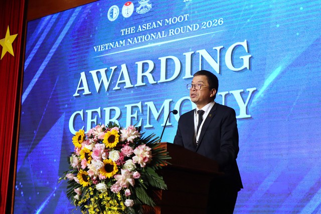 Sinh vi&ecirc;n trường Đại học Luật H&agrave; Nội v&ocirc; địch tại cuộc thi The ASEAN Moot 2026- Ảnh 5.