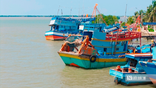 Cảng c&aacute; Đại An v&agrave;o vụ, nhịp biển rộn r&agrave;ng ng&agrave;y trở gi&oacute;- Ảnh 1.
