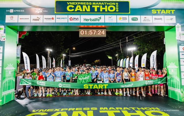 Herbalife Việt Nam tiếp tục lan tỏa lối sống năng động tại VnExpress Marathon Cần Thơ 2026 - Ảnh 1.