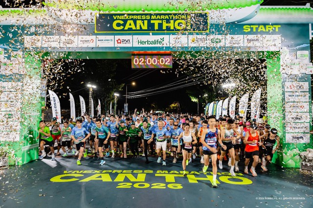 Herbalife Việt Nam tiếp tục lan tỏa lối sống năng động tại VnExpress Marathon Cần Thơ 2026 - Ảnh 2.