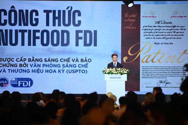 Công thức Nutifood FDI nhận bằng sáng chế từ USPTO Hoa Kỳ, khẳng định giá trị khoa học dinh dưỡng toàn cầu - Ảnh 3.