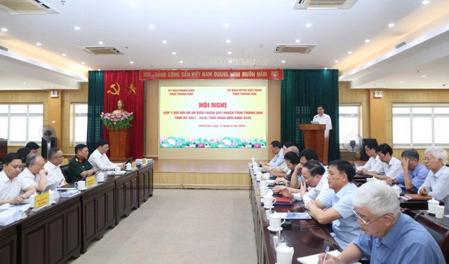 Thanh H&oacute;a mời nh&agrave; khoa học, nh&agrave; đầu tư g&oacute;p &yacute; điều chỉnh quy hoạch tỉnh thời kỳ 2021 &ndash; 2030- Ảnh 1.