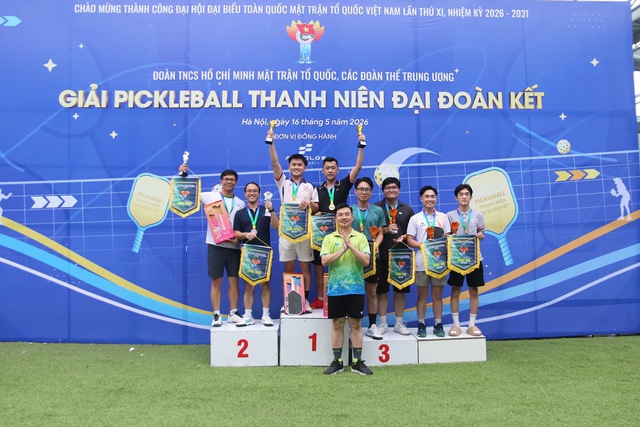 Đoàn Thanh niên Hội Luật gia Việt Nam dẫn đầu thành tích tại Giải Pickleball Thanh niên “Đại đoàn kết”- Ảnh 6. Đoàn Thanh niên Hội Luật gia Việt Nam dẫn đầu thành tích tại Giải Pickleball Thanh niên “Đại đoàn kết”- Ảnh 6.