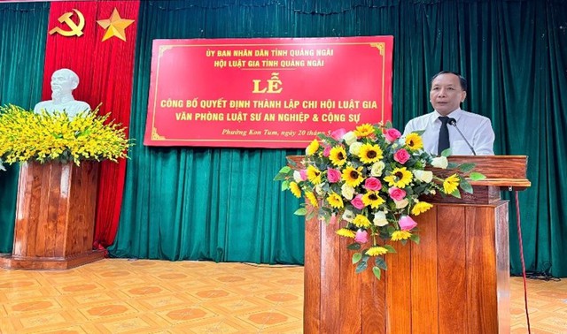 Hội Luật gia tỉnh Quảng Ng&atilde;i đẩy mạnh tuy&ecirc;n truyền, phổ biến ph&aacute;p luật tr&ecirc;n địa b&agrave;n phường Kon Tum - Ảnh 1.