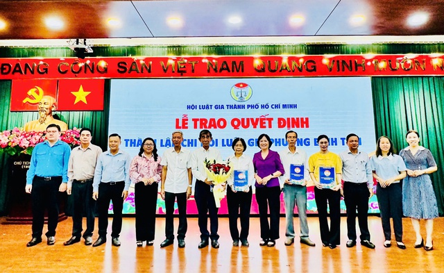 Tp.Hồ Chí Minh: Ra mắt Chi hội Luật gia phường Bình Tiên- Ảnh 1. Tp.Hồ Chí Minh: Ra mắt Chi hội Luật gia phường Bình Tiên- Ảnh 1.