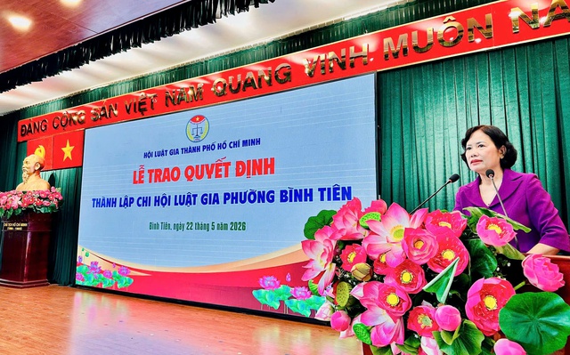 Tp.Hồ Chí Minh: Ra mắt Chi hội Luật gia phường Bình Tiên- Ảnh 2. Tp.Hồ Chí Minh: Ra mắt Chi hội Luật gia phường Bình Tiên- Ảnh 2.