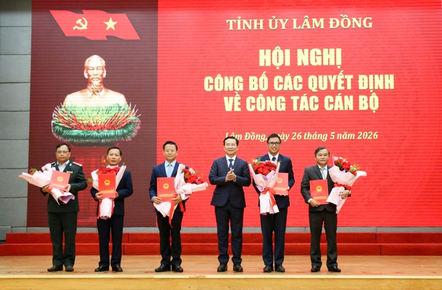 L&acirc;m Đồng điều động, bổ nhiệm nhiều c&aacute;n bộ l&atilde;nh đạo sở, ng&agrave;nh v&agrave; địa phương- Ảnh 3.