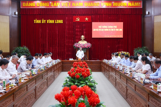 Thủ tướng yêu cầu Vĩnh Long đề xuất Trung ương cơ chế kiến tạo để phát triển - Ảnh 2.