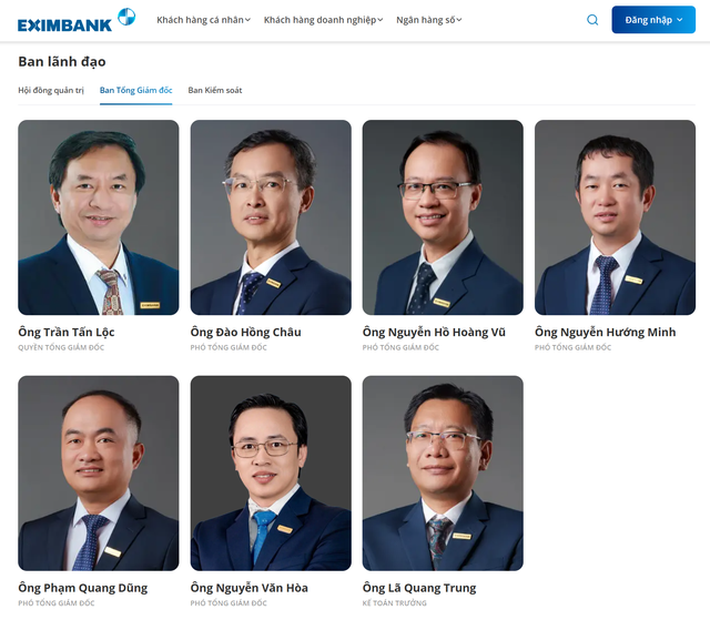 Eximbank tiếp tục biến động nhân sự cấp cao, 4 Phó Tổng Giám đốc rời vị trí - Ảnh 1.