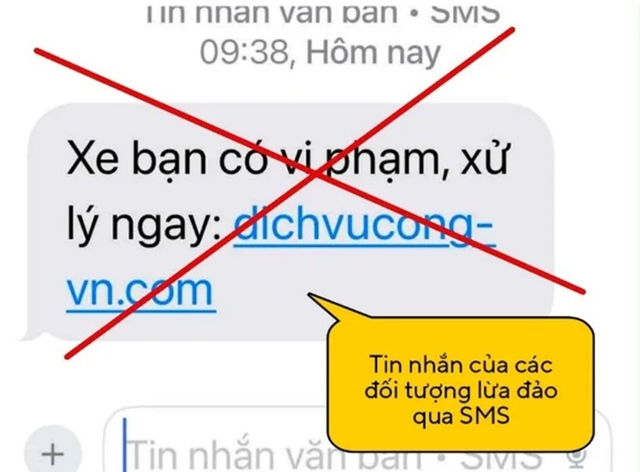 Cảnh b&aacute;o chi&ecirc;u tr&ograve; lừa đảo "phạt nguội" qua trang Web giả mạo dịch vụ c&ocirc;ng - Ảnh 1.