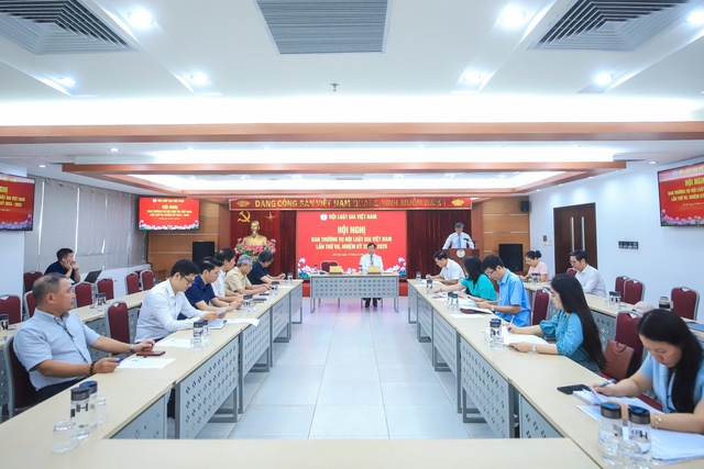Khẩn trương chuẩn bị Đại hội đại biểu to&agrave;n quốc Hội Luật gia Việt Nam lần thứ XV- Ảnh 1.