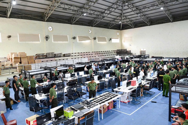 Chặn đứng đường dây lừa đảo quy mô lớn chuẩn bị hoạt động ở Việt Nam - Ảnh 1.