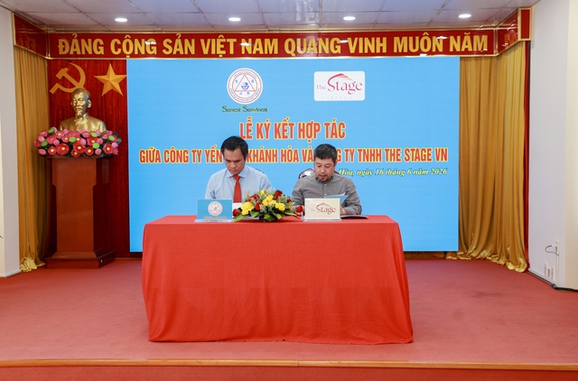 Yến sào Khánh Hòa ký kết hợp tác chiến lược với The Stage Việt Nam - Ảnh 2.