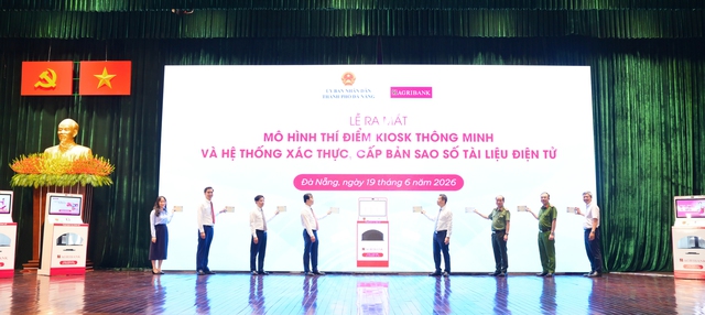 Ra mắt Trạm dịch vụ công số do Agribank tài trợ tại Đà Nẵng - Ảnh 1.