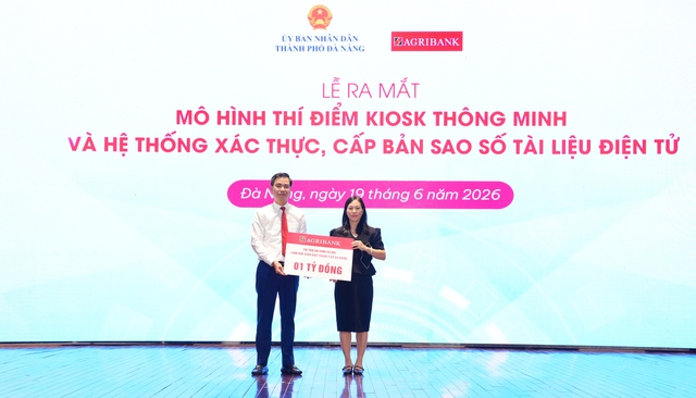 Ra mắt Trạm dịch vụ công số do Agribank tài trợ tại Đà Nẵng - Ảnh 3.