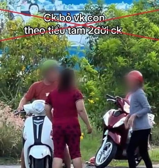 Bịa chuyện "chồng bỏ vợ theo tiểu tam" để c&acirc;u view, người đ&agrave;n &ocirc;ng bị xử phạt- Ảnh 1.