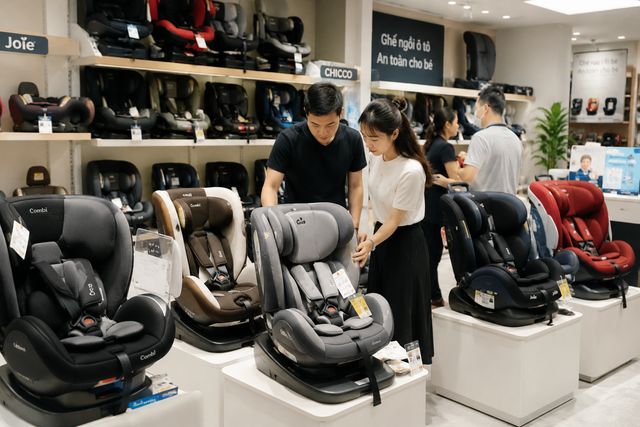Thị trường ghế ô tô trẻ em đang nóng lên, loại nào đạt quy chuẩn? - Ảnh 1.