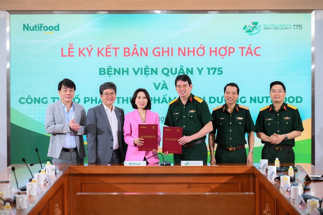 Nutifood và Bệnh viện Quân y 175 hợp tác xây dựng nền tảng nghiên cứu khoa học cho các giải pháp dinh dưỡng Việt - Ảnh 2.