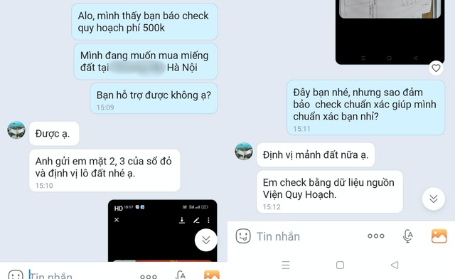 "Check quy hoạch" tr&ecirc;n mạng: Rủi ro cho cả người mua v&agrave; người b&aacute;n dịch vụ - Ảnh 2.