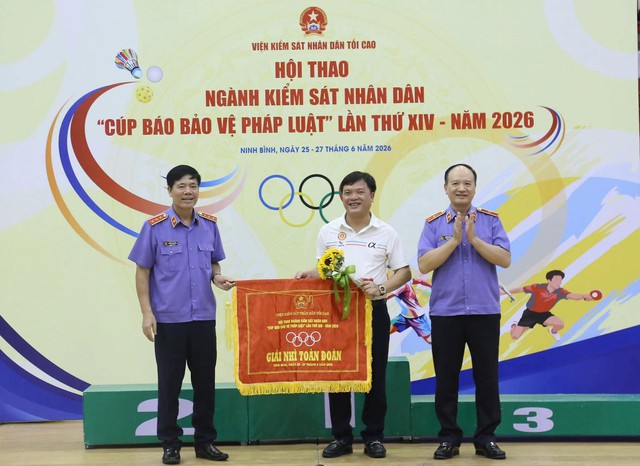 Bế mạc Hội thao ng&agrave;nh Kiểm s&aacute;t Nh&acirc;n d&acirc;n "C&uacute;p B&aacute;o Bảo vệ ph&aacute;p luật&rdquo; lần thứ XIV năm 2026 - Ảnh 2.