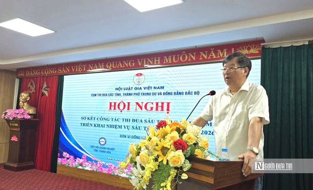 Cụm thi đua số 1, Hội Luật gia Việt Nam tổ chức Hội nghị sơ kết c&ocirc;ng t&aacute;c 6 th&aacute;ng năm 2026 - Ảnh 7.