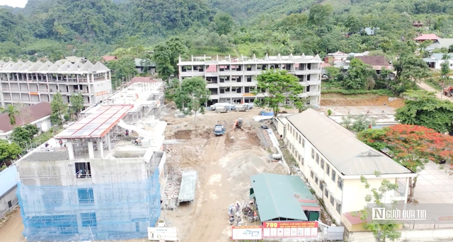 Trường liên cấp nội trú ở Thanh Hóa tăng tốc xây dựng, hiện thực hóa ước mơ của thầy trò vùng biên- Ảnh 4. Trường liên cấp nội trú ở Thanh Hóa tăng tốc xây dựng, hiện thực hóa ước mơ của thầy trò vùng biên- Ảnh 4.