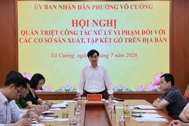 Bắc Ninh: Phường Võ Cường ra "tối hậu thư" đối với các cơ sở sản xuất gỗ "chui" - Ảnh 2.