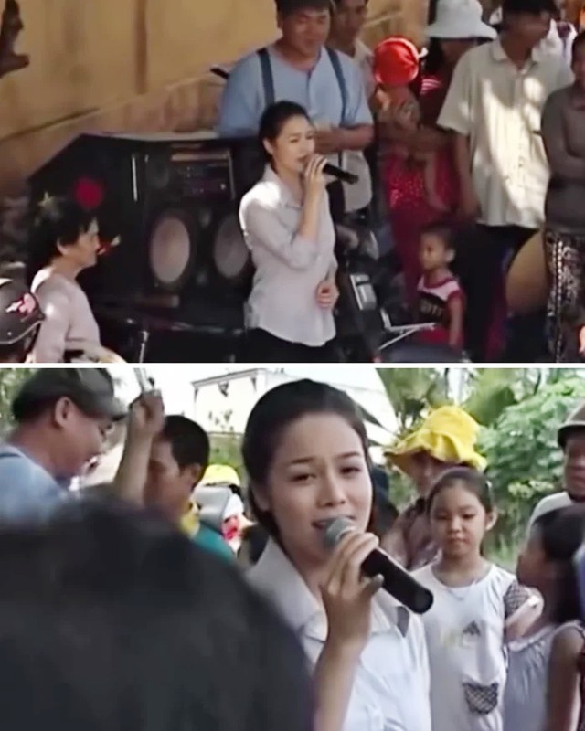 Ca sĩ Nhật Kim Anh mặc giản dị, bán kẹo kéo và hát bên đường gây xôn xao - Ảnh 2.