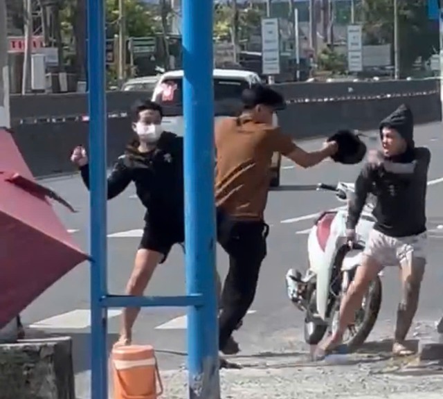 Truy tìm nhóm thanh niên tấn công người khác trên Quốc lộ 1- Ảnh 1.
