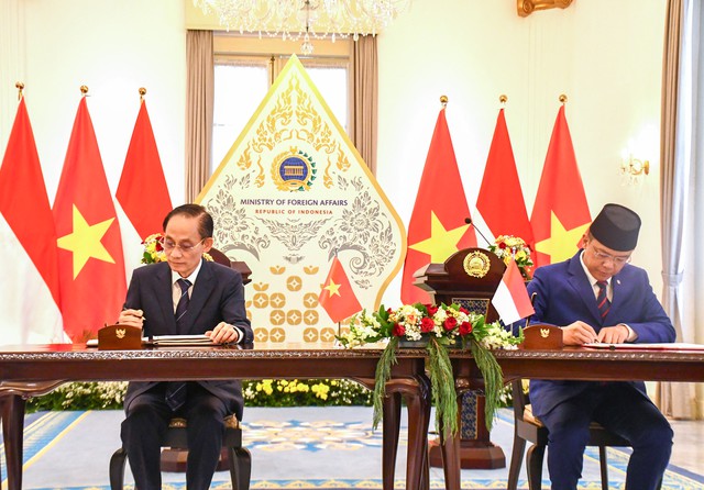 Việt Nam - Indonesia k&yacute; Chương tr&igrave;nh H&agrave;nh động triển khai quan hệ Đối t&aacute;c Chiến lược to&agrave;n diện - Ảnh 2.