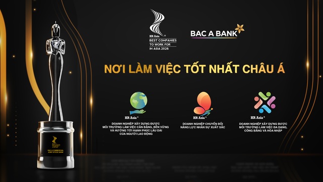 BAC A BANK bốn năm liên tiếp được vinh danh “Nơi làm việc tốt nhất châu Á”- Ảnh 1.