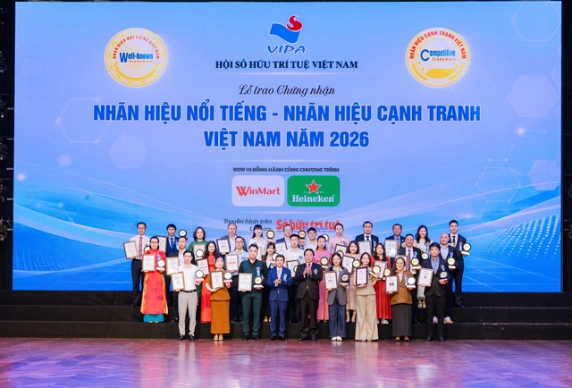 Nhà xuất bản Giáo dục Việt Nam được vinh danh trong "Top 20 Nhãn hiệu nổi tiếng Việt Nam" năm 2026 - Ảnh 1.