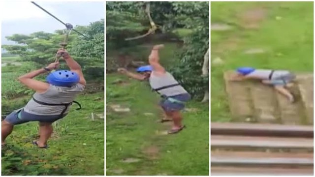 Dây cáp bị đứt, người đàn ông bị thương nặng khi rơi từ độ cao 12 mét - Ảnh 1.