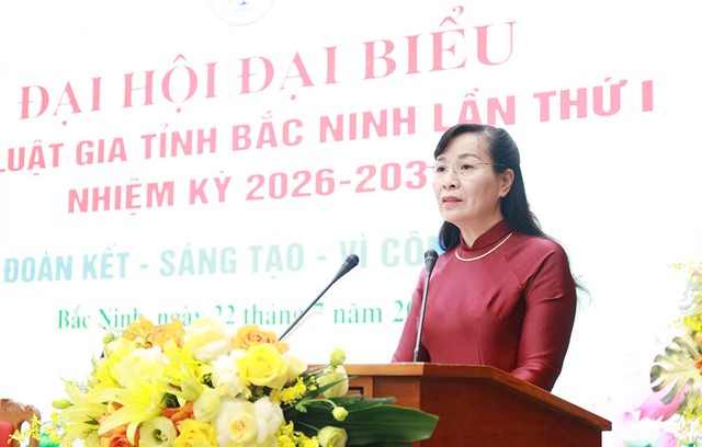 Hội Luật gia tỉnh Bắc Ninh bước v&agrave;o nhiệm kỳ mới với tinh thần "Đo&agrave;n kết - S&aacute;ng tạo - V&igrave; c&ocirc;ng l&yacute;" - Ảnh 4.
