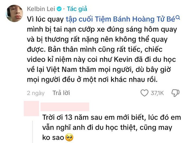 Sau 13 năm, nam ch&iacute;nh của Tiệm b&aacute;nh Ho&agrave;ng tử b&eacute; h&eacute; lộ l&yacute; do "mất t&iacute;ch" trong ng&agrave;y cuối ghi h&igrave;nh- Ảnh 4.