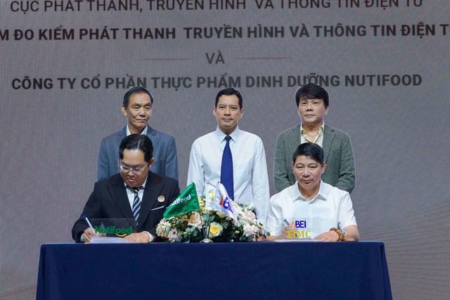 Nutifood và Cục Phát thanh, Truyền hình và Thông tin điện tử hợp tác chiến lược phát triển nguồn nhân lực số - Ảnh 1.