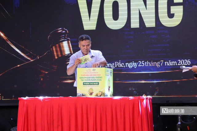 Đắk Lắk lần đầu đấu giá sầu riêng tại vườn, doanh nghiệp trúng lô hàng gần 24 tỷ đồng - Ảnh 4.