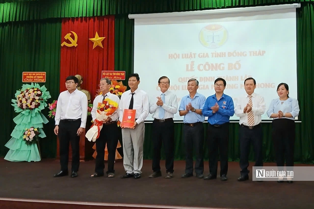 Thành lập Chi hội Luật gia phường Mỹ Phong: Tăng sức mạnh phổ biến pháp luật từ cơ sở - Ảnh 1.