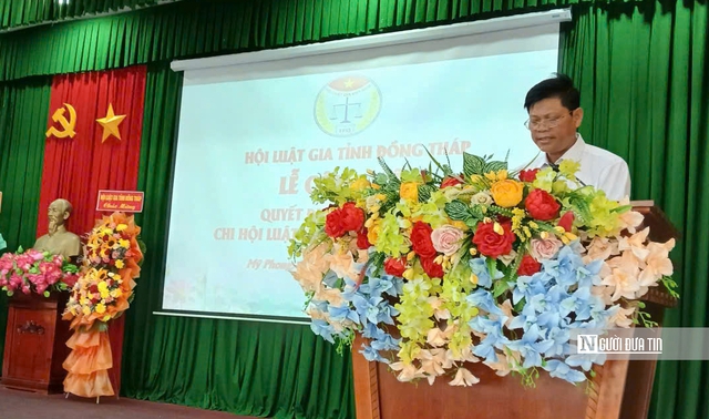 Thành lập Chi hội Luật gia phường Mỹ Phong: Tăng sức mạnh phổ biến pháp luật từ cơ sở - Ảnh 3.