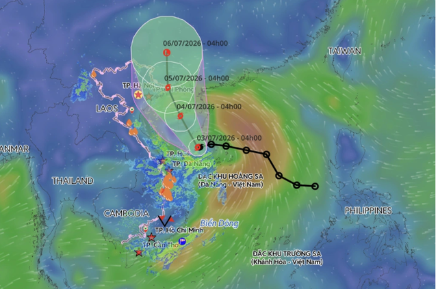 Rà soát các điểm đê xung yếu ứng phó với bão số 1 Maysak - Ảnh 1.