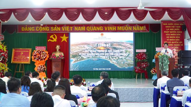 Công bố quy hoạch Hòa Thắng, hình thành trung tâm du lịch biển, logistics và năng lượng tái tạo - Ảnh 1.