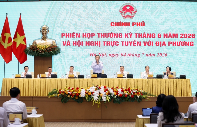 Tổng Bí thư, Chủ tịch nước Tô Lâm dự phiên họp Chính phủ thường kỳ tháng 6/2026- Ảnh 1.