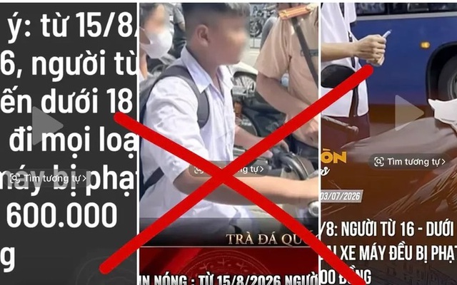 Cục CSGT thông tin về quy định "người từ 16 đến dưới 18 tuổi đi mọi loại xe máy đều bị phạt" - Ảnh 1.