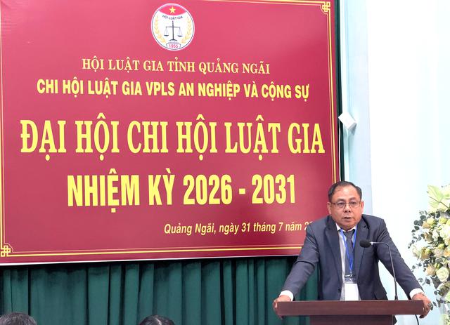 Một chi hội luật gia mới ở Quảng Ngãi hướng đến trợ giúp pháp lý miễn phí- Ảnh 1.