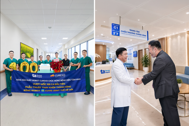 Bệnh viện Tâm Anh “phá kỷ lục” vượt 100 ca thay khớp bằng robot AI thế hệ mới - Ảnh 1.