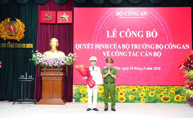 Đại t&aacute; Ho&agrave;ng Quốc việt được bổ nhiệm giữ chức Gi&aacute;m đốc C&ocirc;ng an tỉnh Thanh H&oacute;a- Ảnh 1.
