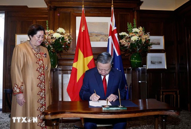 Tổng Bí thư, Chủ tịch nước Tô Lâm hội kiến Toàn quyền New Zealand - Ảnh 3.