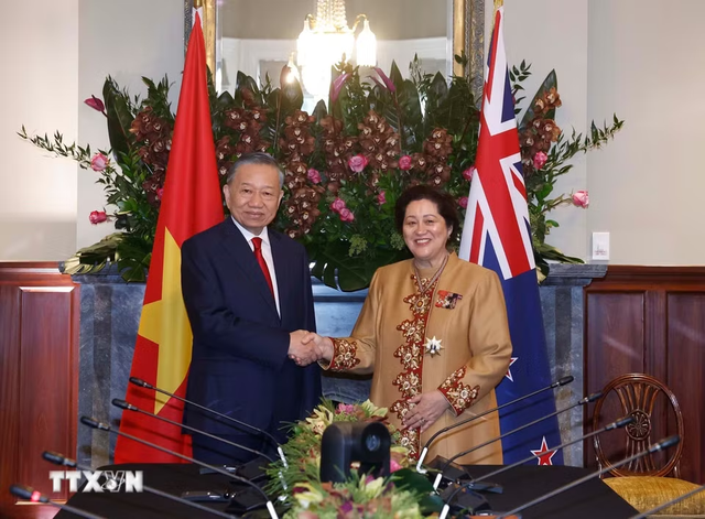 Tổng Bí thư, Chủ tịch nước Tô Lâm hội kiến Toàn quyền New Zealand - Ảnh 1.