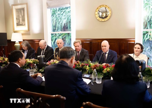 Tổng Bí thư, Chủ tịch nước Tô Lâm hội đàm với Thủ tướng New Zealand - Ảnh 3.